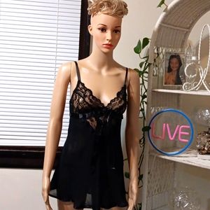 Like New Seductive Wear by Cinema Exoile Lingerie Black Small